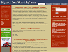 Tablet Screenshot of dispatchloadboard.com